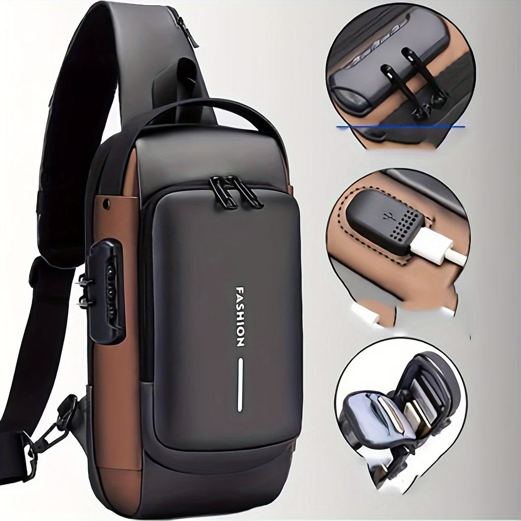 Morral Antirrobo Maleta Impermeable Bolso Cruzado Puerto Usb