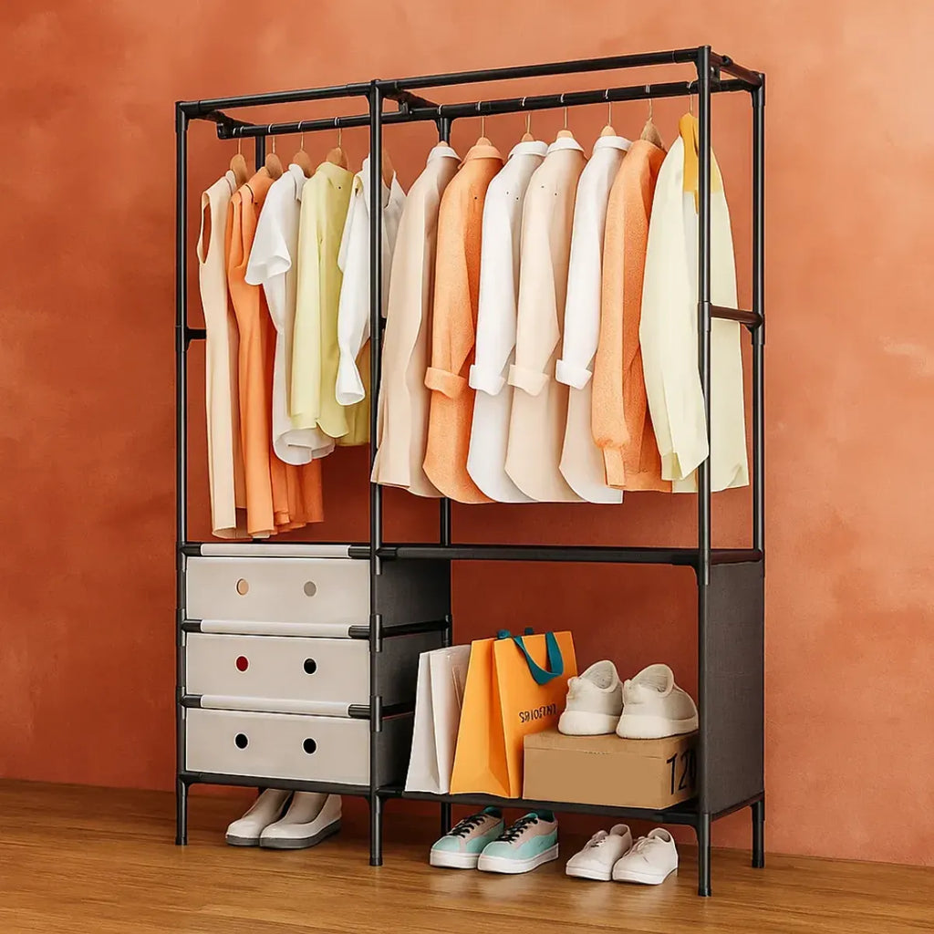 ORGANIZADOR DE ROPA Y ZAPATERO 3 NIVELES