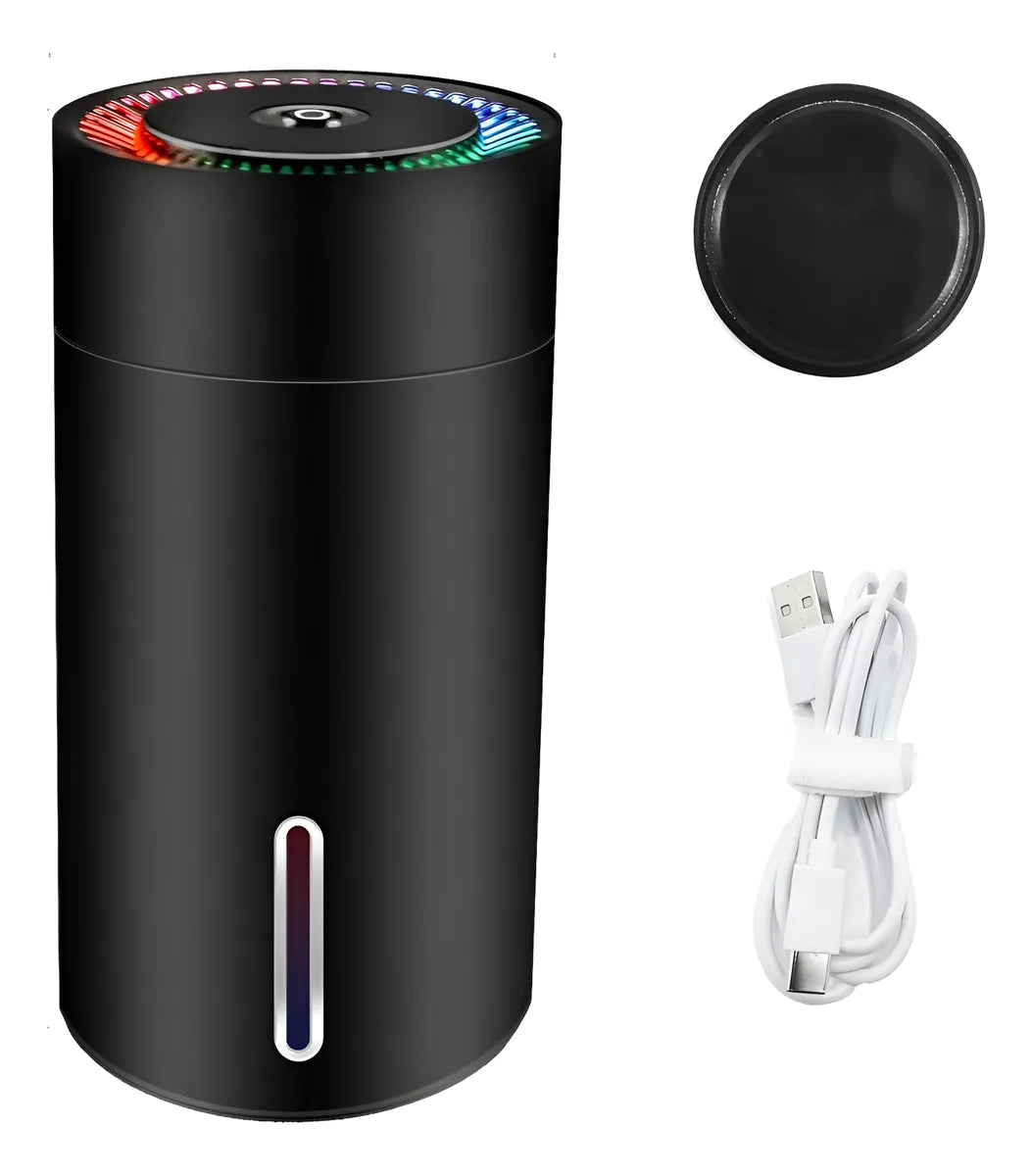 Humidificador Erradicador Olor Ambientador Carro Casa Recarg Negro Recargable