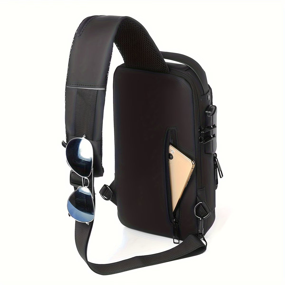 Morral Antirrobo Maleta Impermeable Bolso Cruzado Puerto Usb