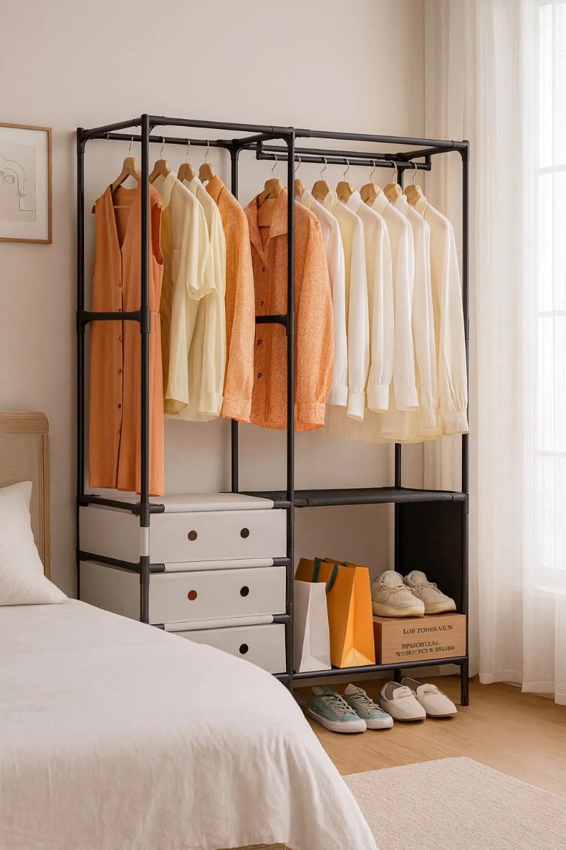 ORGANIZADOR DE ROPA Y ZAPATERO 3 NIVELES