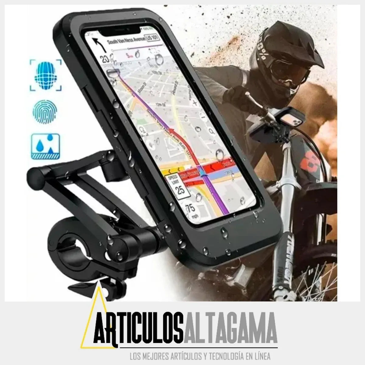Soporte Celular Moto Bicicleta Estuche Universal Impermeable