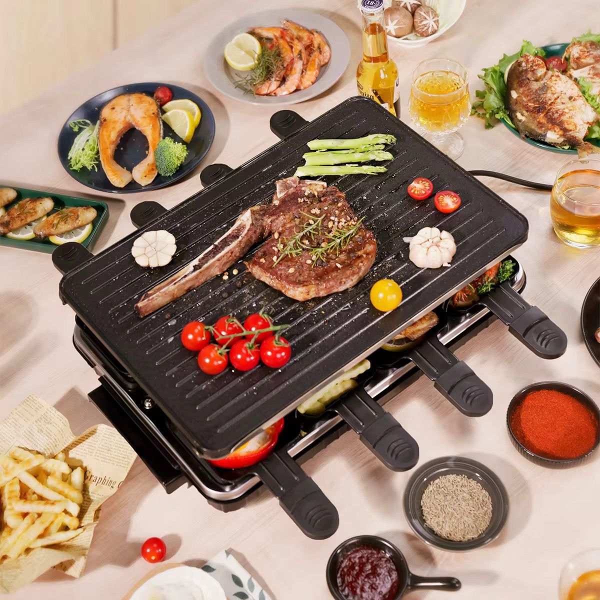 PLANCHA ELECTRICA SOKANY 08139