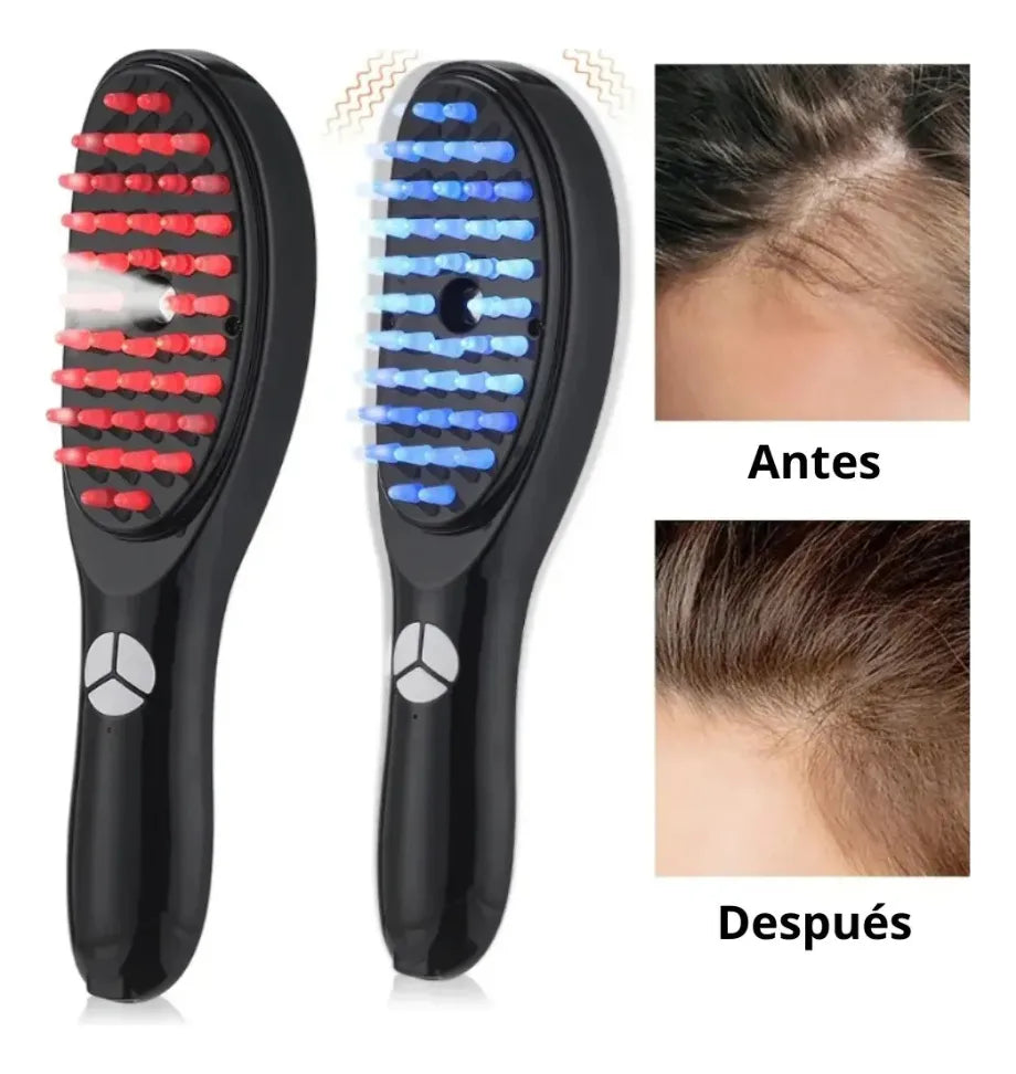 Cepillo Masajeador Capilar Crecimiento Cabello Con Vapor