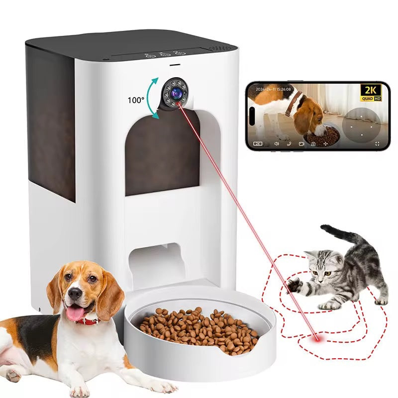 Dispensador De Comida Automatico Inteligente 5l Gato Perro