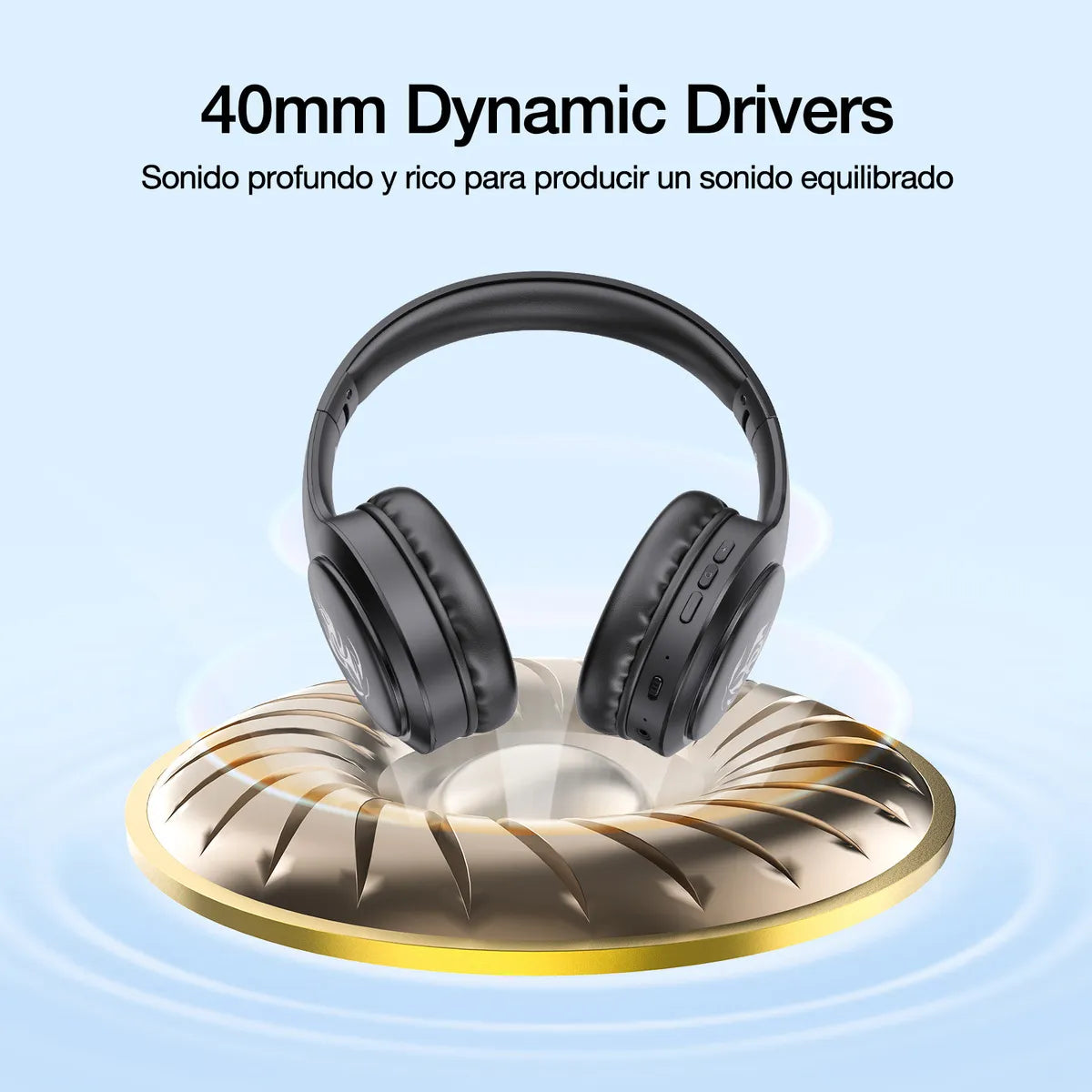 Lo Audífonos Inalámbricos Bluetooth On Ear Headphones 1hora