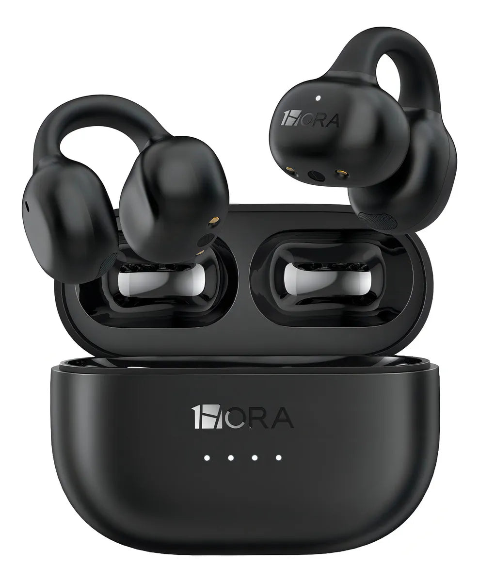 Audifonos Inalambricos Clip-ear 1hora Auriculares Con Luz 4 Luces