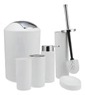 Kit Accesorios Baño 6 Pzs Jabonera Cepillo Resistente