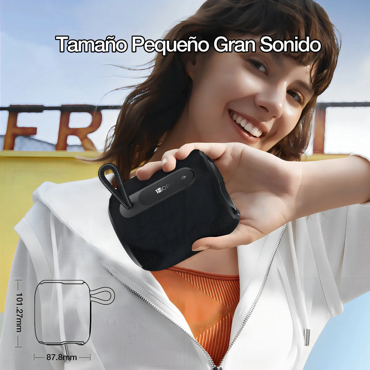 Parlante Bluetooth Portátil 1Hora Inalámbrica Portátil