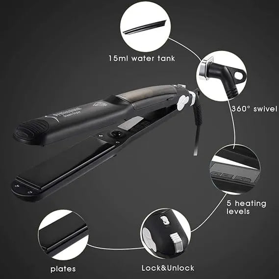 PLANCHA DE CABELLO A VAPOR