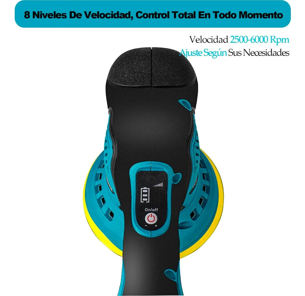 Polichadora Brilladora Inalambrica Multifuncional Pomos Aleatorio 110v
