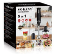 BATIDOR DE MANO 5 EN 1 SOKANY