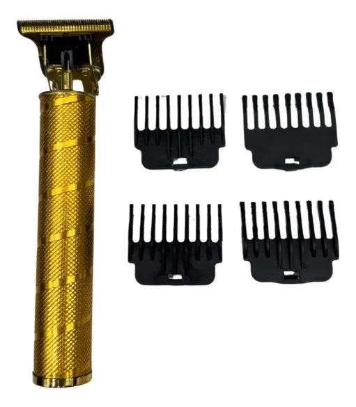 Kit Peluqueria 3 En 1 Profesional Clipper Trimmer Shaver Dorado 110v