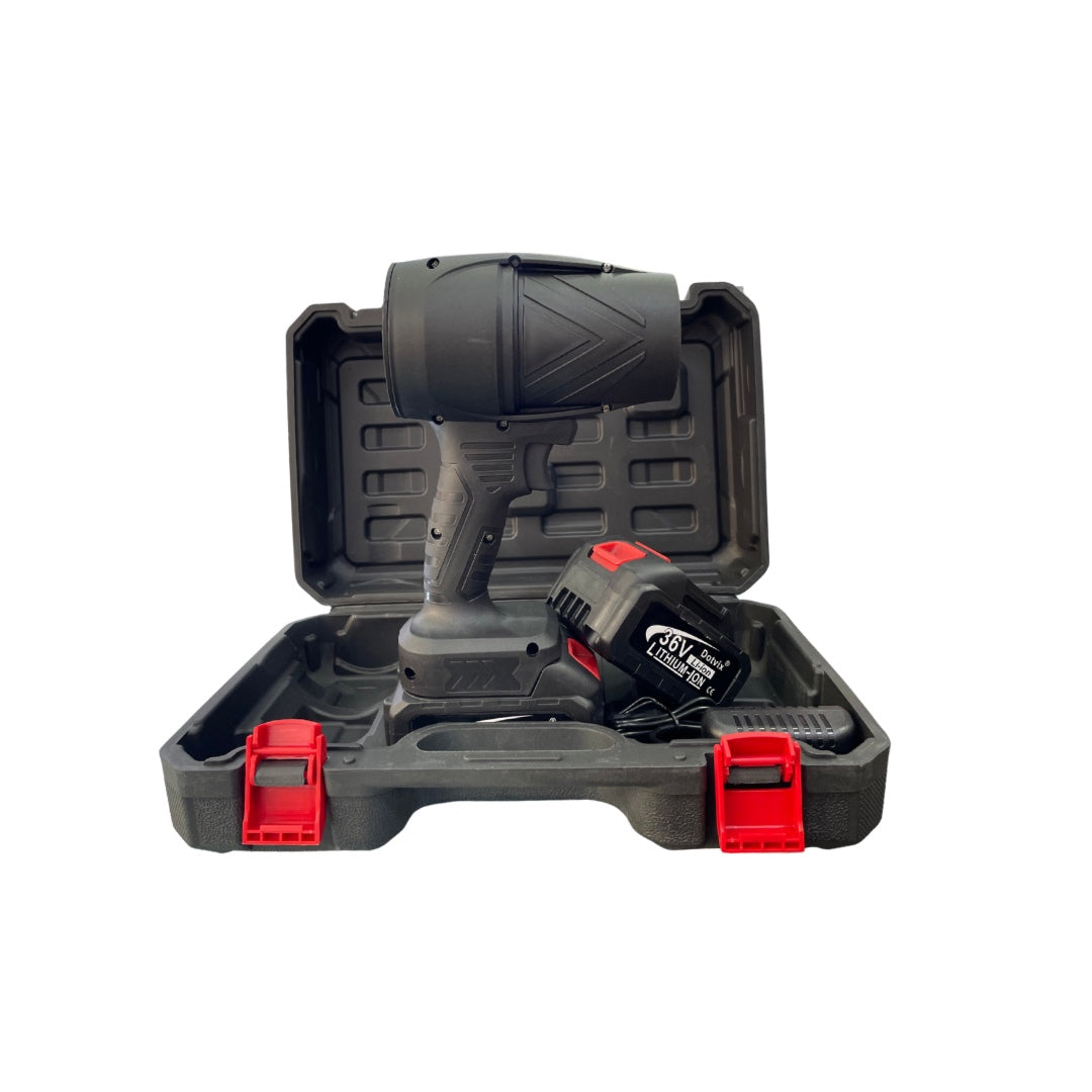Sopladora De Aire Electrica Portatil Mini Recargable Negro