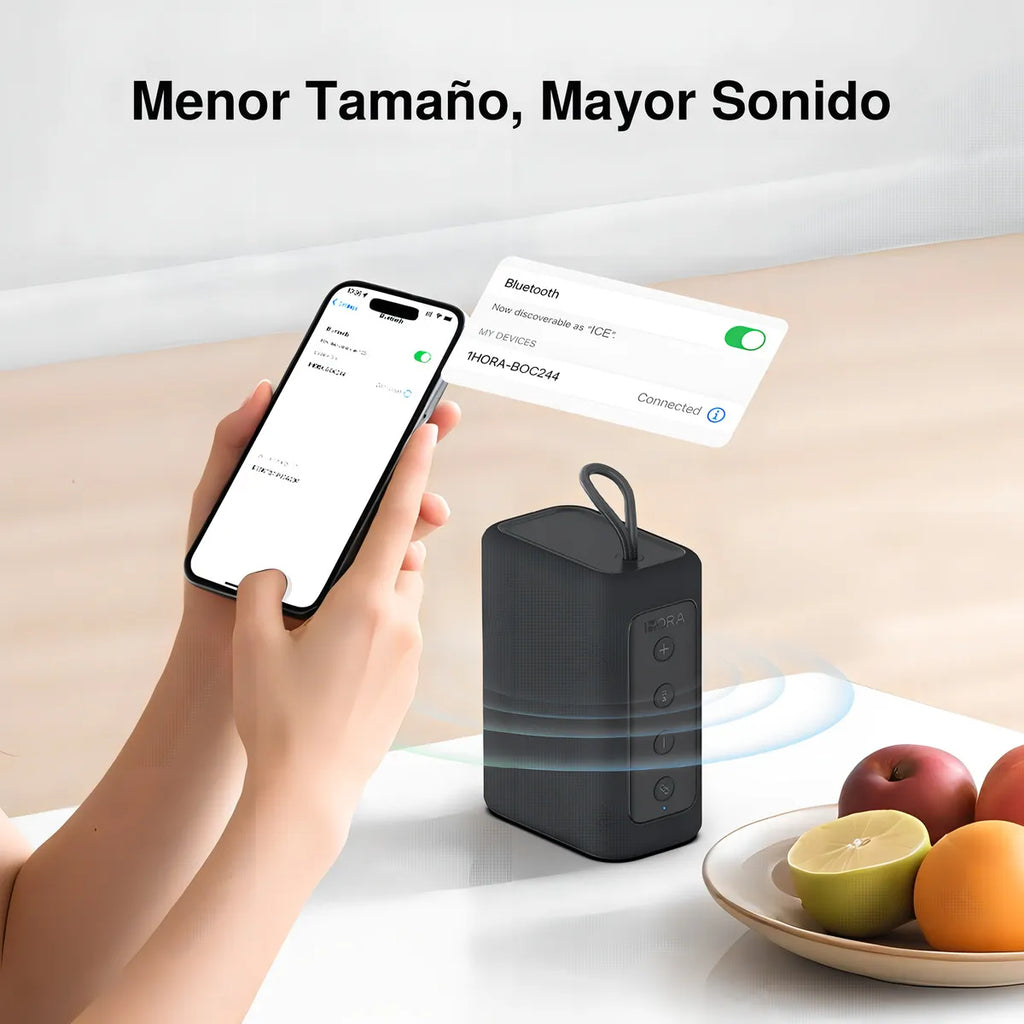 Parlante Bluetooth Portátil 1Hora Boc244 7W Altavoz Pequeña