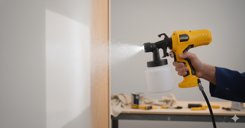 Pistola Para Pintura Eléctrica Profesional Boquilla 500w Color Amarillo