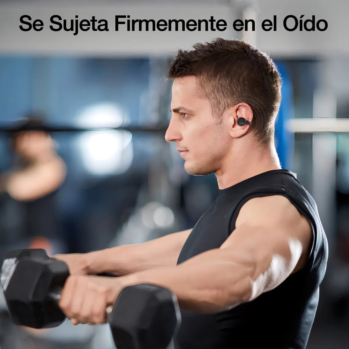 Audifonos Inalambricos Clip-ear 1hora Auriculares Con Luz 4 Luces