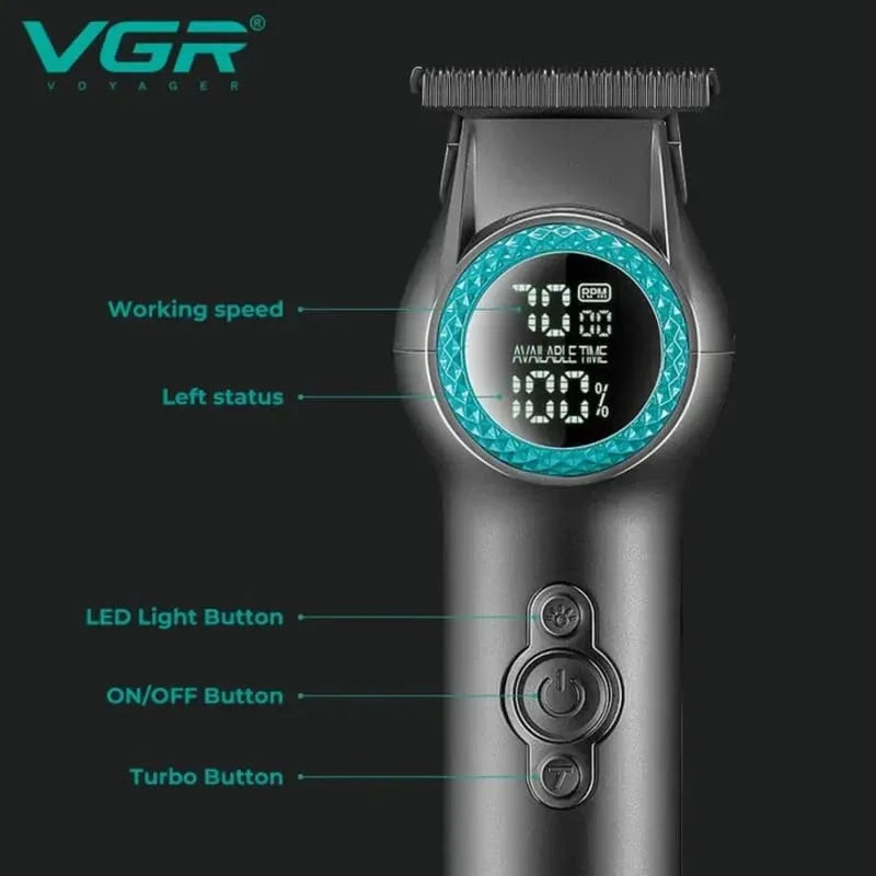 Máquina Cortadora De Pelo 8000RPM Trimmer Profesional V-990 Vgr MÁS VENDIDO 8º en Trimmers 4.9