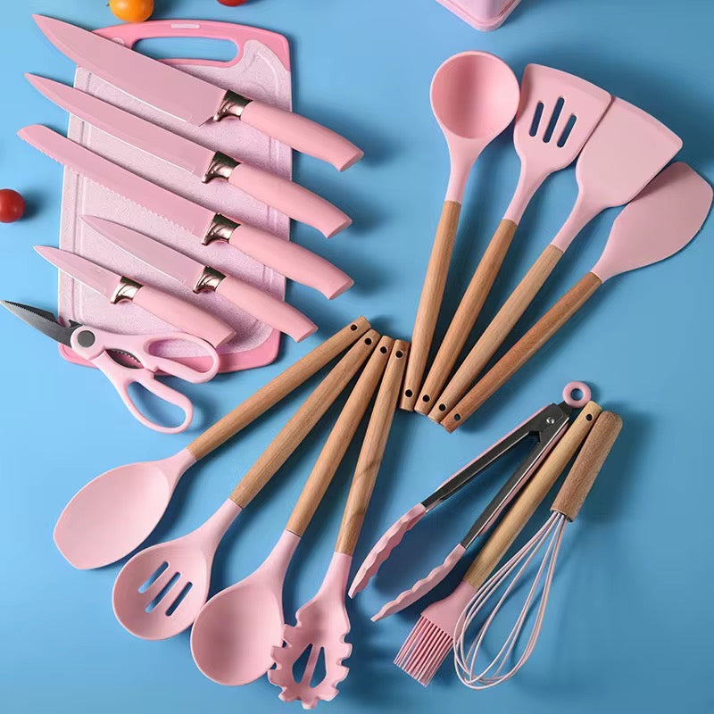 SET CUCHARAS Y CUCHILLOS 19PIEZAS