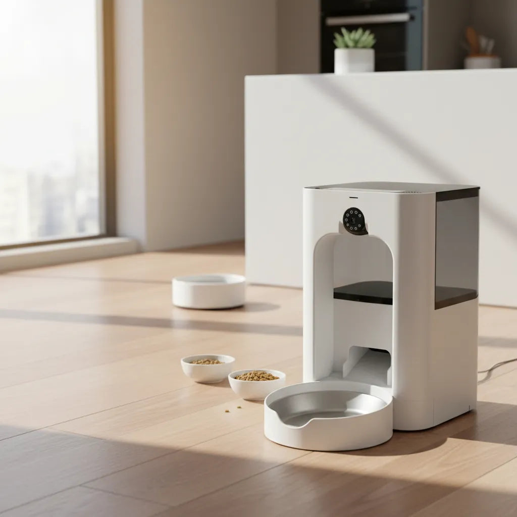 Dispensador De Comida Automatico Inteligente 5l Gato Perro