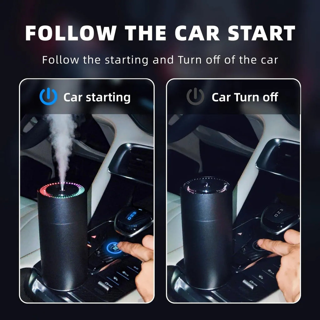 Humidificador Erradicador Olor Ambientador Carro Casa Recarg Negro Recargable