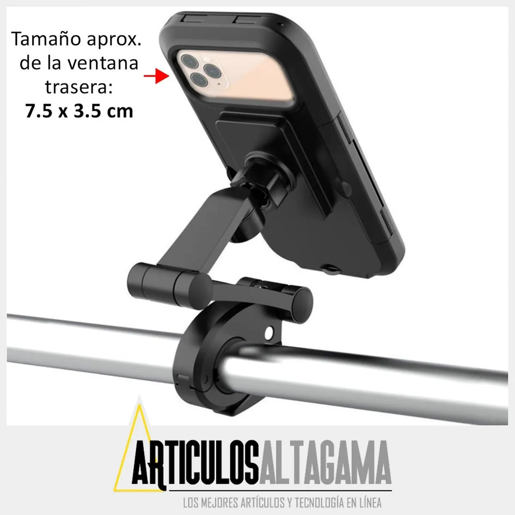 Soporte Celular Moto Bicicleta Estuche Universal Impermeable