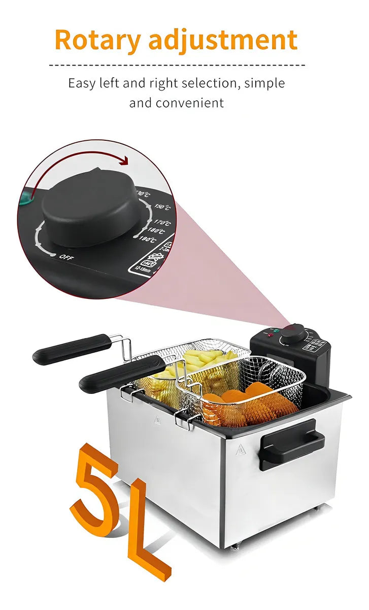 FREIDORA CON ACEITE SOKANY 801