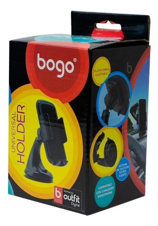 Soporte Celular Coche Bogo Holder Brazo Corto Universal Ventosa